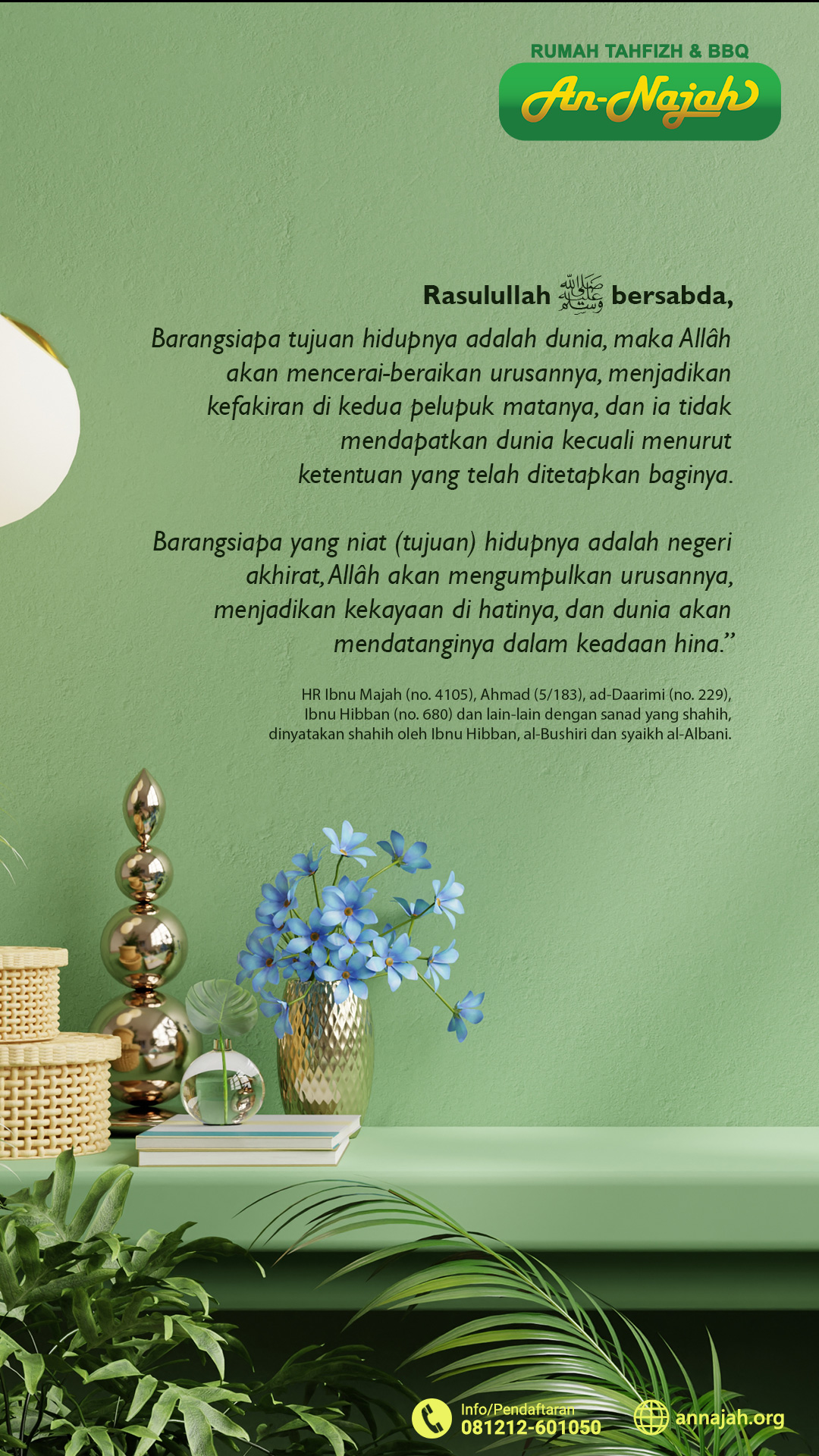 wallpaper annajah dunia atau akhirat